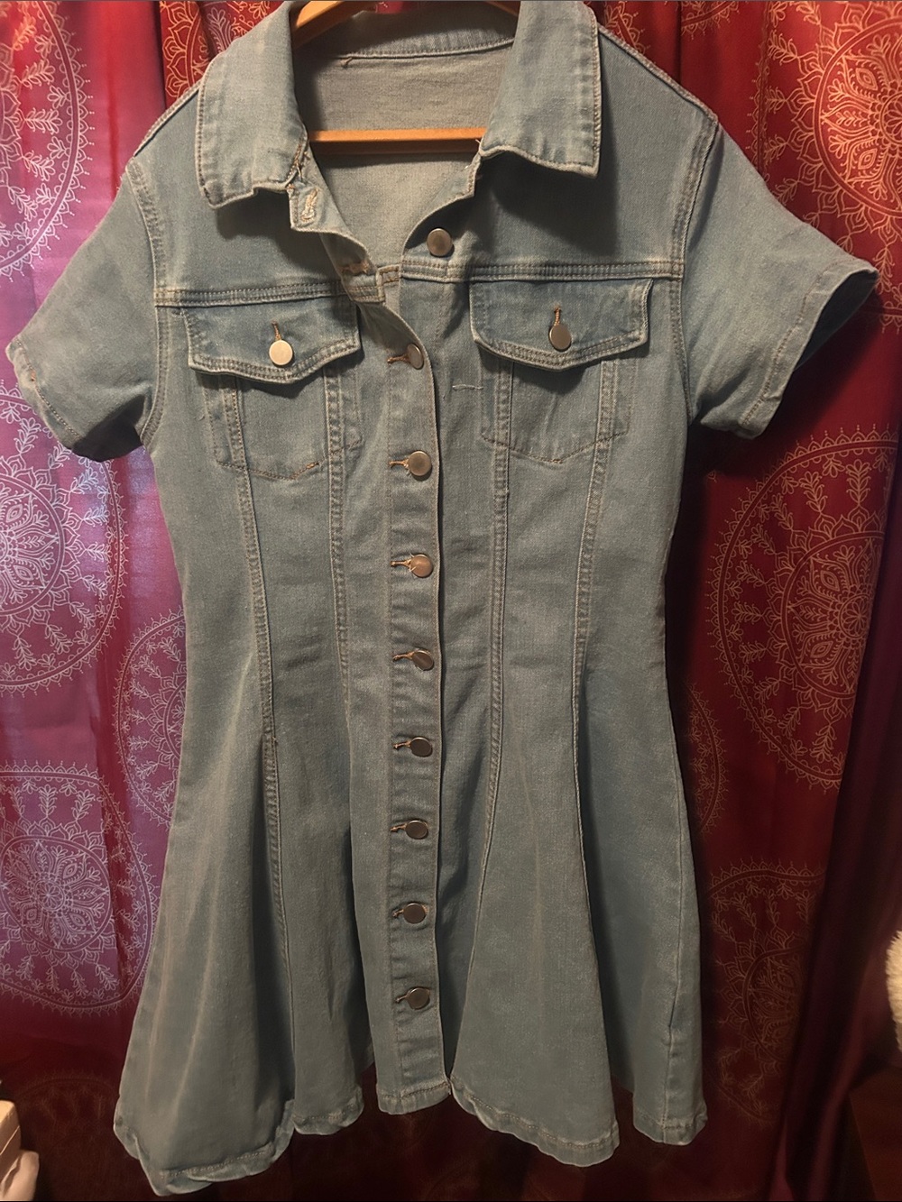 Women’s Flair Jean Dress Size S
